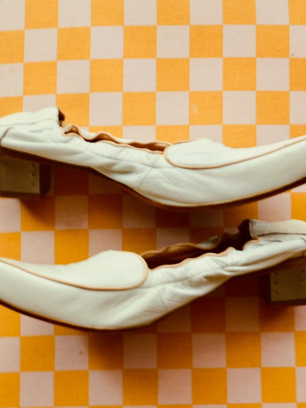 ✨ Rare Italian Leather "Trans - Parents" Heart Vamp Mules – Size 38 - Picture 3 of 13